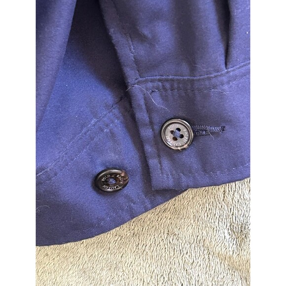 Polo Ralph Lauren Jacket Men's XL Long Sleeve Full Zip Pockets Adult Navy Blue - Picture 7 of 9